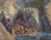 \'Point Lobos Rocks\' 8X10