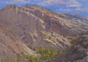 'The Edge Of An Anticline' 12x16 Oil on Linen