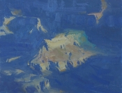 'Sunrise Islands' 10x12 Oil on Linen