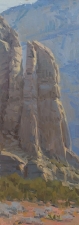 'Desert Towers' 18x6 Oil on Linen