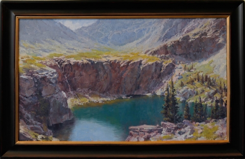 \'Above Willow Lake\' 30x50 Oil on Linen