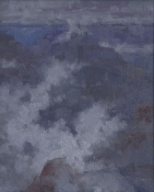 'Clouds Below The Rim' 12x10 Oil on Linen