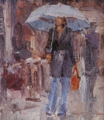 \'Drizzle\' 5.5x6 Oil on Linen