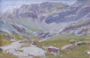 'High Country Atmosphere' 6X9 Oil on Linen