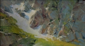 \'North Facing\' 5X9 Oil on Linen