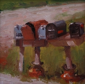 \'To Whom it may Concern\' 8X8 Oil on Linen