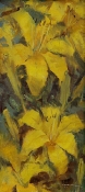 \'Day Lillies\' 15x7 Oil on Linen