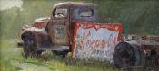 \'On A Country Road\' 7X15 Oil on Linen SOLD