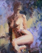 'Her Curves' 10x8 Oil