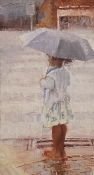 'Summer Rain' 15x8 Oil on Linen