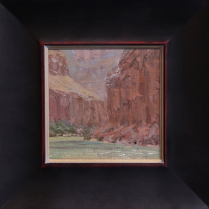 'Canyon Grays' 8x8 Oil on Linen