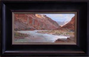 'Upper Canyon Light' 8x16 Oil on Linen