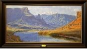 'Along The Colorado' 24x48 Oil on Linen