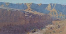'Canyons into Canyons' 8x16 Oil on Linen