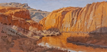 'Colorado River Bends' 12x24 Oil on Linen
