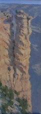 'Mather Point Pillar' 18x6 Oil on Linen