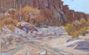 'Tiny Tributary' 6x12 Oil on Linen