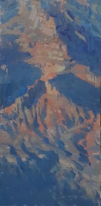'Zoroaster Abstract' 16x8 Oil on Linen