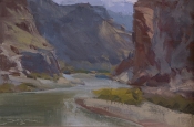 'Cloud Shadows in the Canyon' 8x12 Oil on Linen