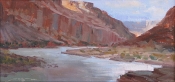 'Upper Canyon Light' 8x16 Oil on Linen