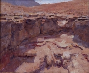 'A Canyon Begins' 10x12 Oil on Linen