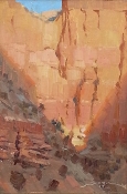 'Canyon Walls' 12x8 Oil on Linen
