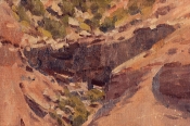 'Cliffrock Garden' 8x12 Oil on Linen