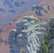 'Canyon Color' 4x4 Oil on Linen