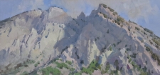 'Chalk Cliff Sunrise' 8x16 Oil on Linen
