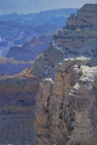 'Ooh Aah from Mather Point' 18x12 Oil on Linen