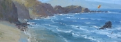 'Kiter's Paradise' 8x24 Oil on Linen