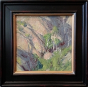 \'Aspen Rock Garden\' 8x8 Oil on Linen