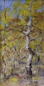 \'Autumn Gold\' 36x18 Oil on Linen