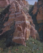 \'Looming Towers\' 12x10 Oil on Linen