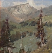 \'Logan Peak From Guanella Pass\' 8x8 Oil