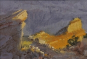 'O'neil Butte From South Kaibab' 8x12 Oil on Linen