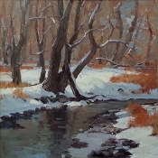 'Winter Afternoon' 24x24 Oil on Linen