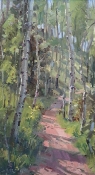'Along the Colorado Trail' 24x12 Oil on Linen