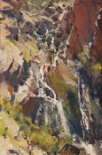 'Hidden Falls' 12x8 Oil on Linen