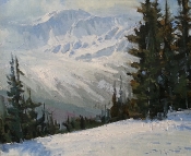 \'Mount Massive Viewpoint\' 10x12 Oil on Linen