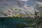 'Alpine Backdrop' 24x36 Oil