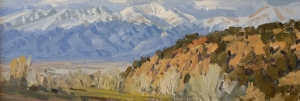 'Across The Valley' 8x24 Oil on Linen