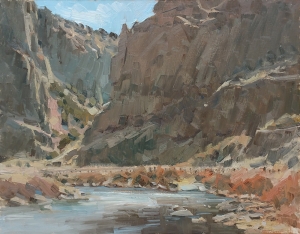 'Canyons and Canyons' 16x20 Oil on Linen
