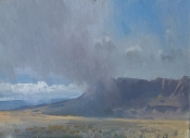 'Storm Brewing' 6x8 Oil on Linen
