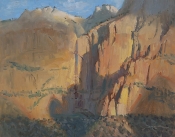 'Sunrise Across Canyons' 11x14 Oil on Linen