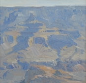 'Canyon Icon (Zoroaster)' 12x12 Oil on linen