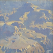 'Canyons Into Canyons' 12x12 Oil on linen