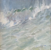 'Off Shore Breeze' 8x8 Oil on Linen