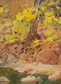 'Autumn Accents' 12x8 Oil on Linen