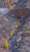 'Autumn Falls' 20x12 Oil on Linen